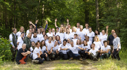 photo de groupe tealbuilding ReforestAction 2021